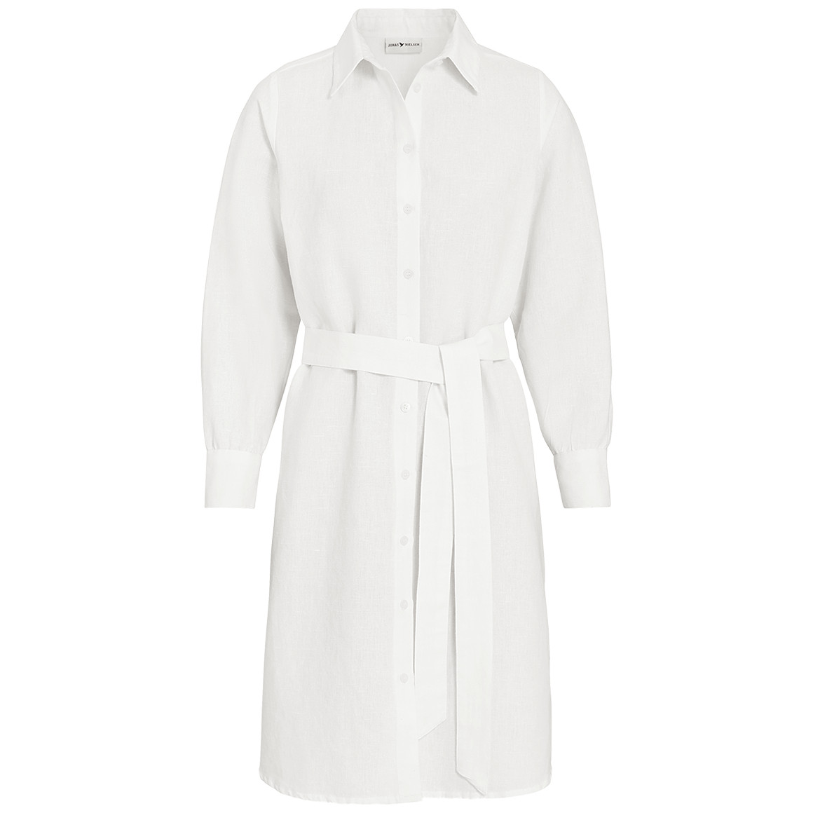 Damen Leinen-Hemdkleid mit Bindeband Damen Leinen-Hemdkleid mit Bindeband von Gina