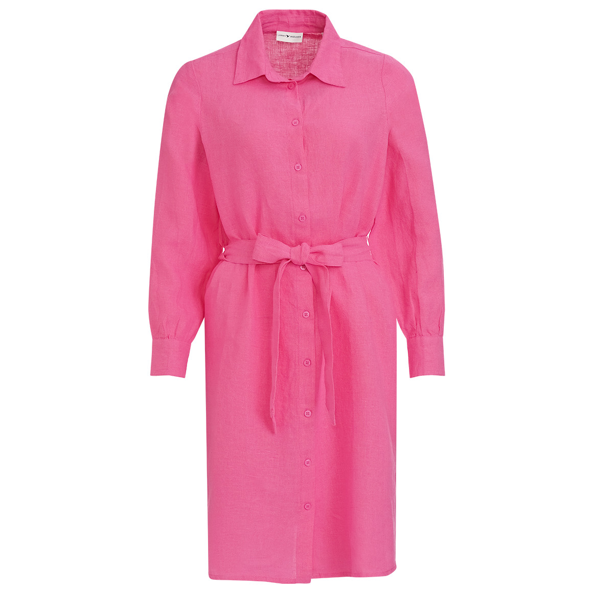 Damen Leinen-Hemdkleid mit Bindeband Damen Leinen-Hemdkleid mit Bindeband von Gina