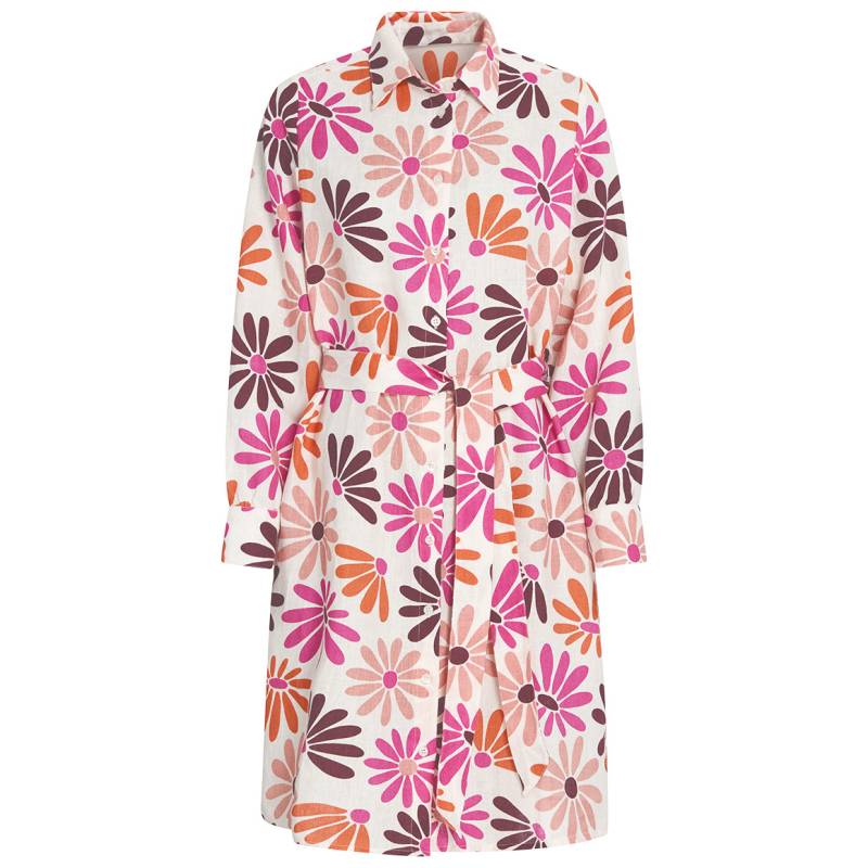 Damen Leinen-Hemdkleid mit Bindeband Damen Leinen-Hemdkleid mit Bindeband von Gina