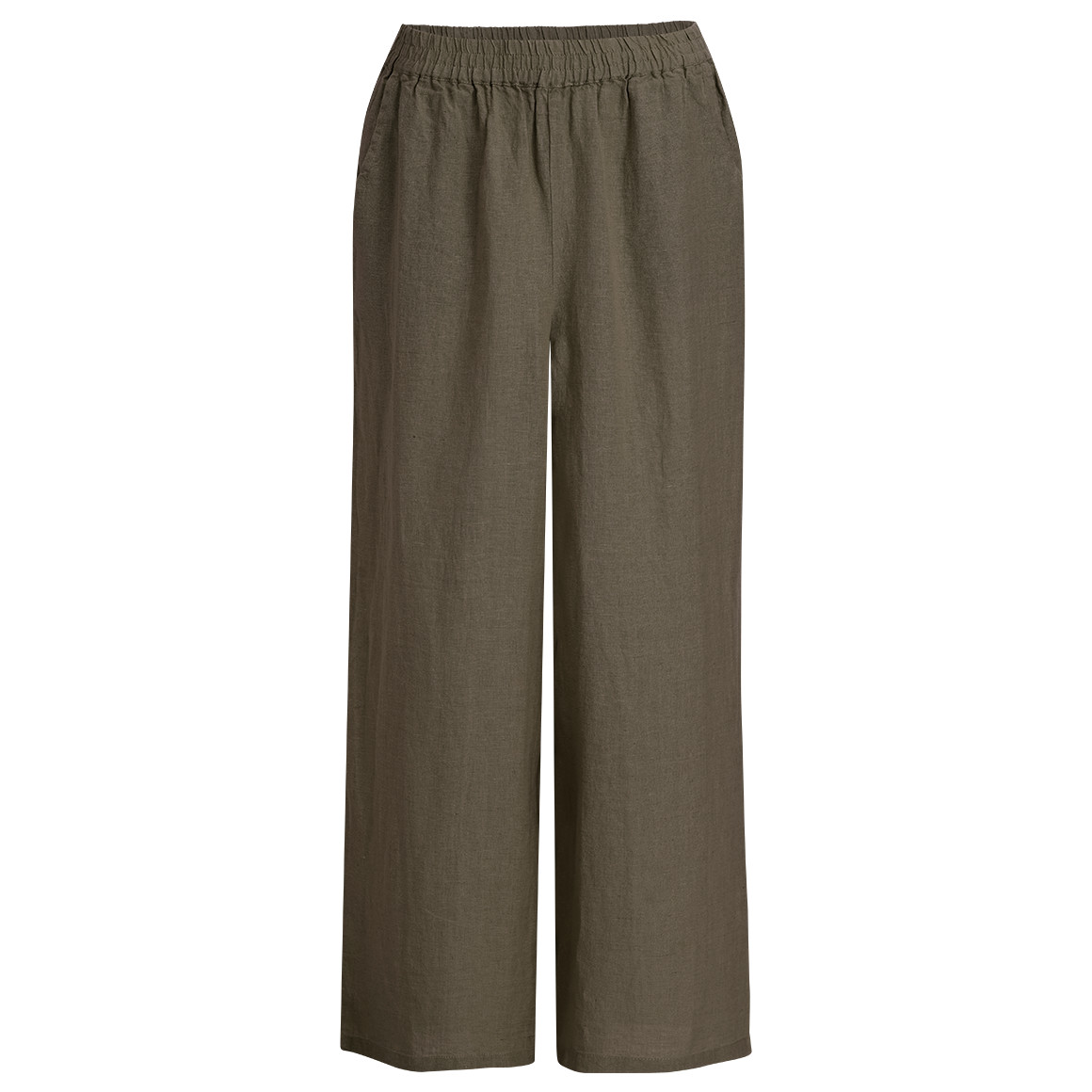 Damen Leinen-Hose mit Elastikbund von Gina