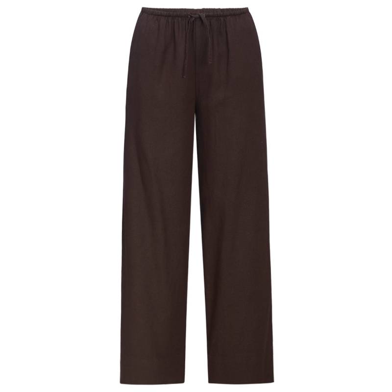 Damen Leinen-Hose mit weitem Bein von Gina
