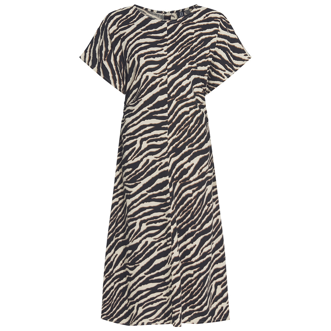 Damen Leinen-Kleid mit kurzen Ärmeln von Gina