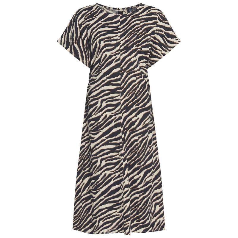 Damen Leinen-Kleid mit kurzen Ärmeln von Gina