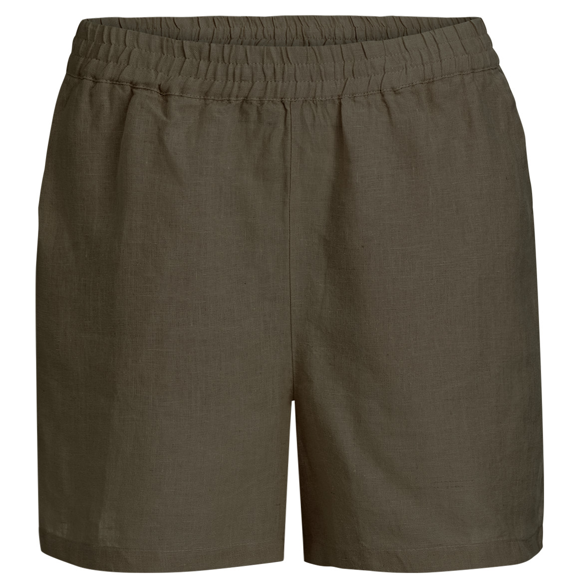 Damen Leinen-Shorts mit Elastikbund von Gina
