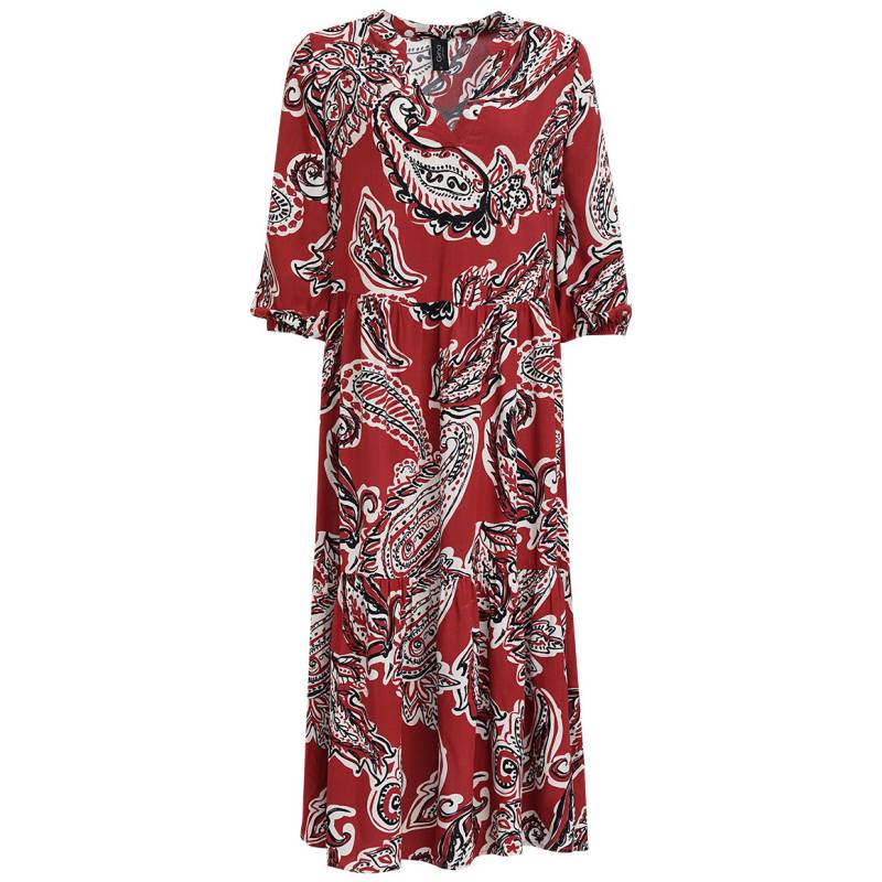 Damen Midikleid mit Allover-Motiv von Gina