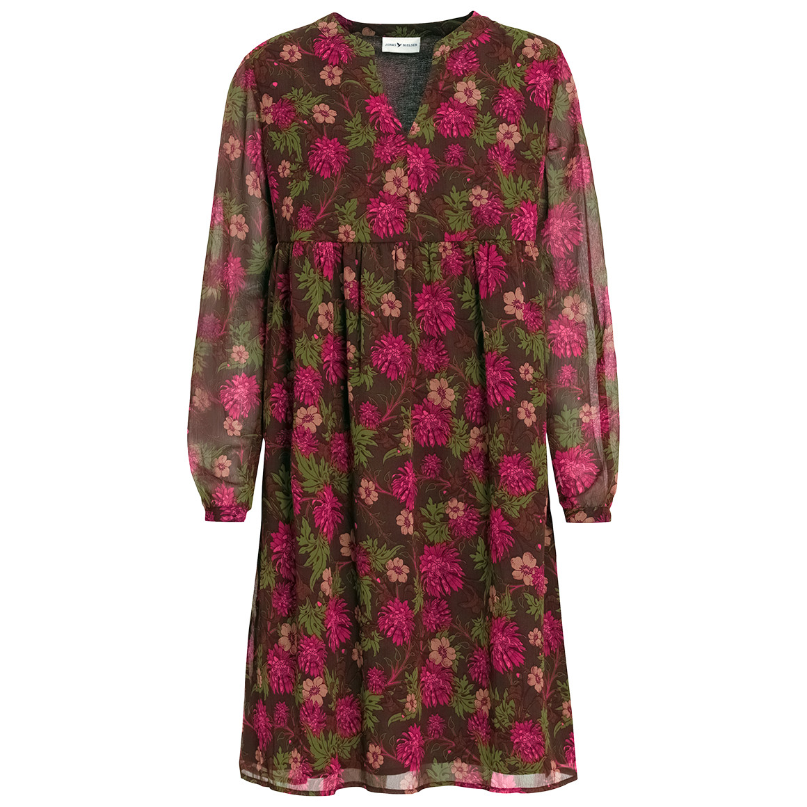 Damen Midikleid mit Allover-Muster Damen Midikleid mit Allover-Muster von Gina