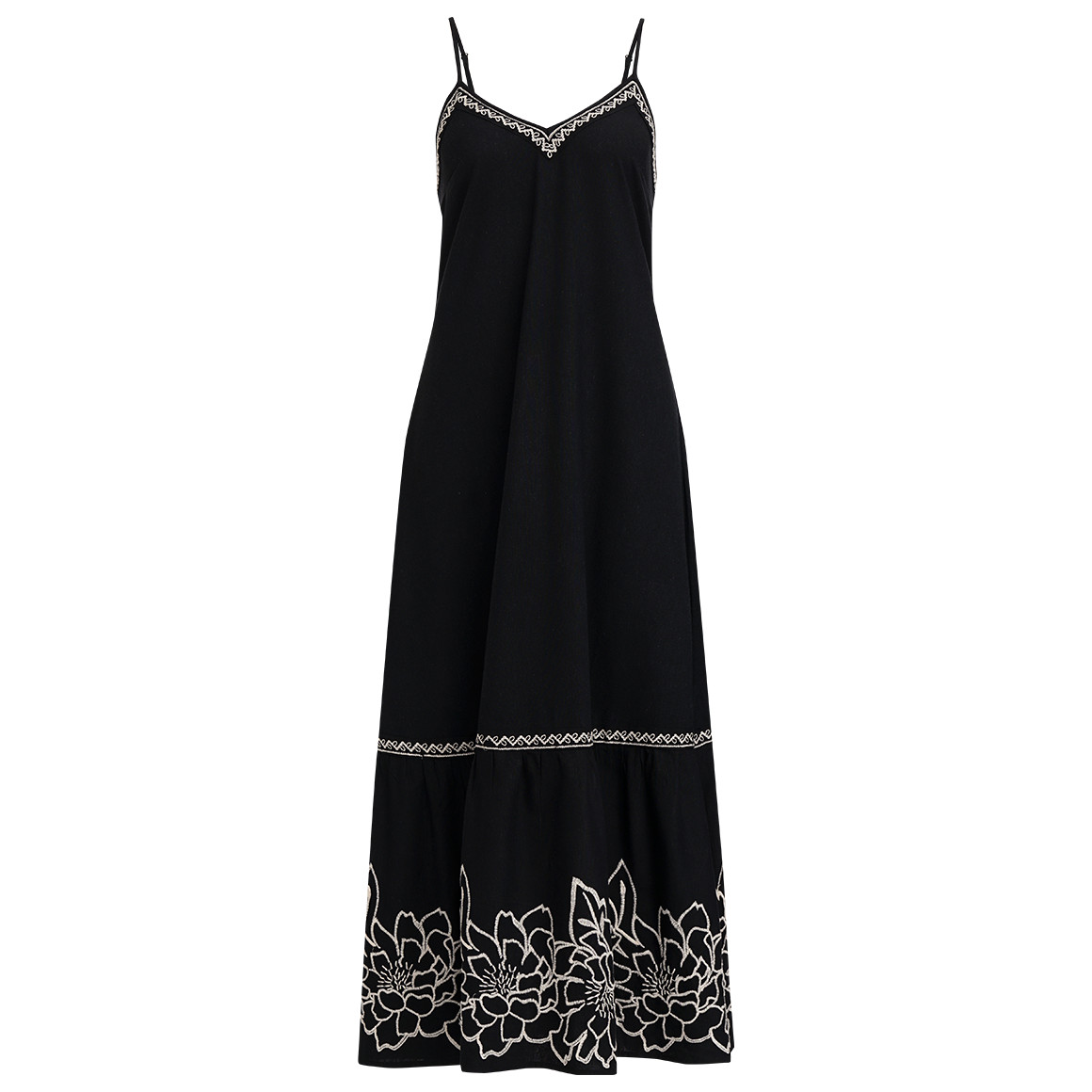 Damen Midikleid mit Stickerei Damen Midikleid mit Stickerei von Gina