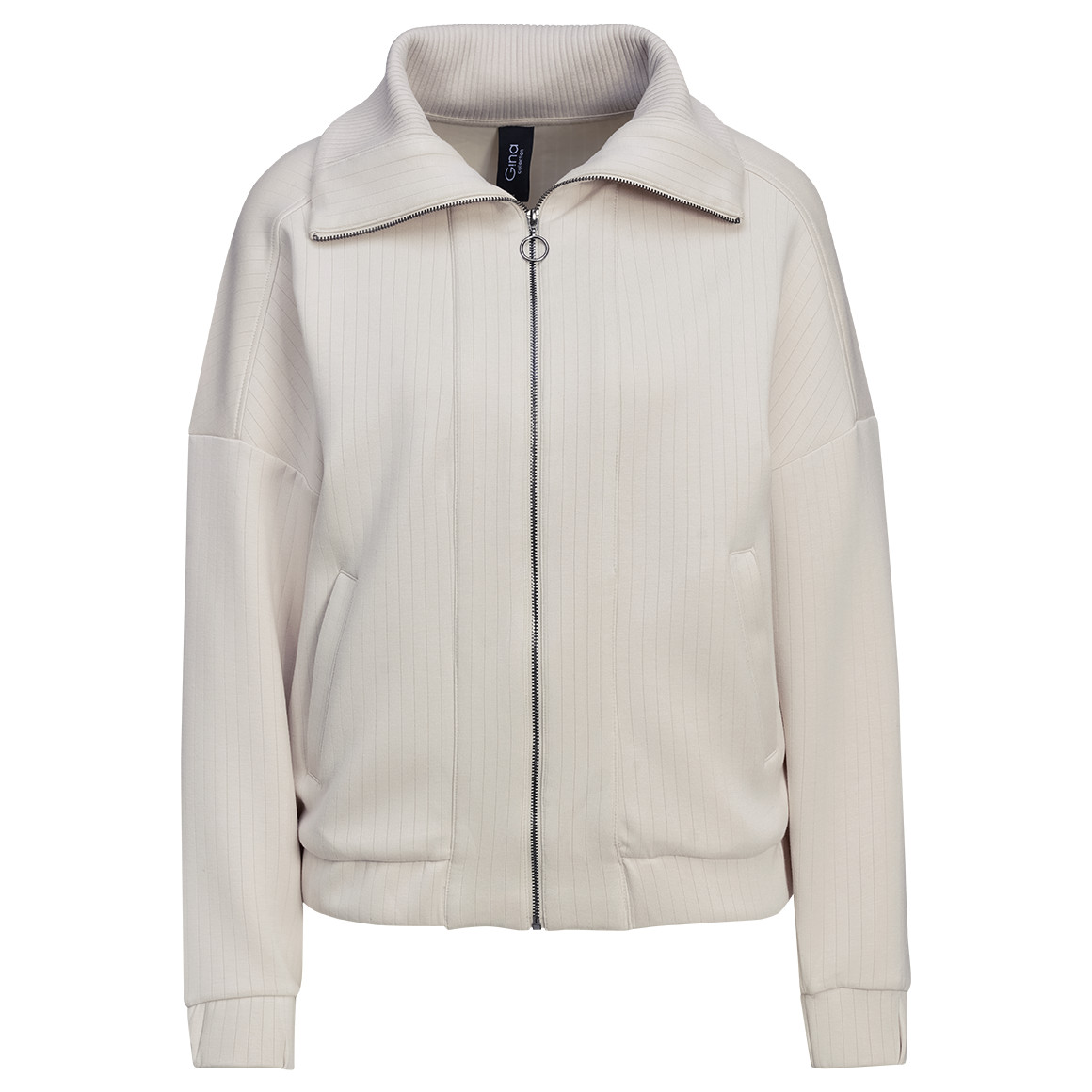 Damen Modal-Jacke mit hohem Kragen Damen Modal-Jacke mit hohem Kragen von Gina