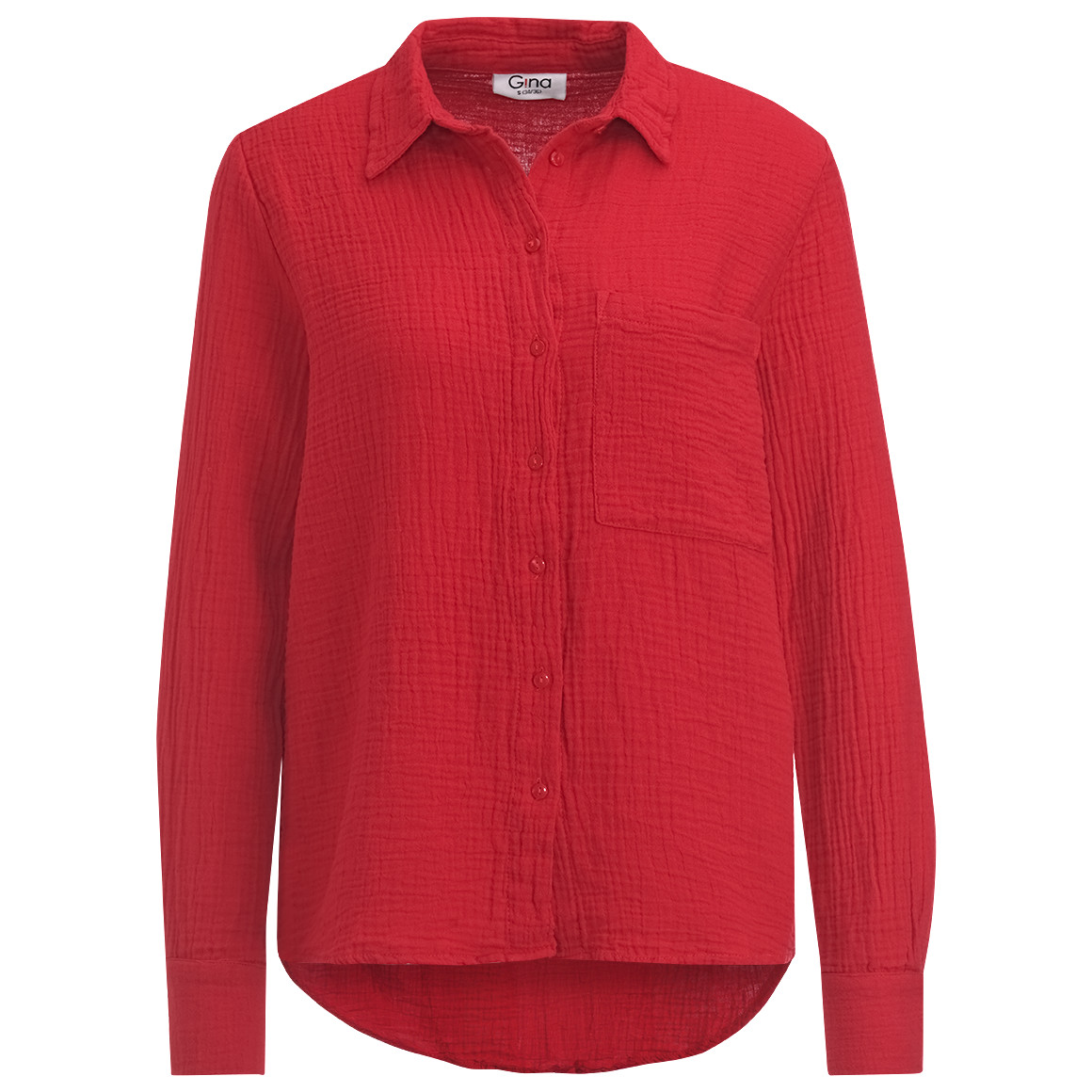 Damen Musselin-Bluse aus Baumwolle von Gina
