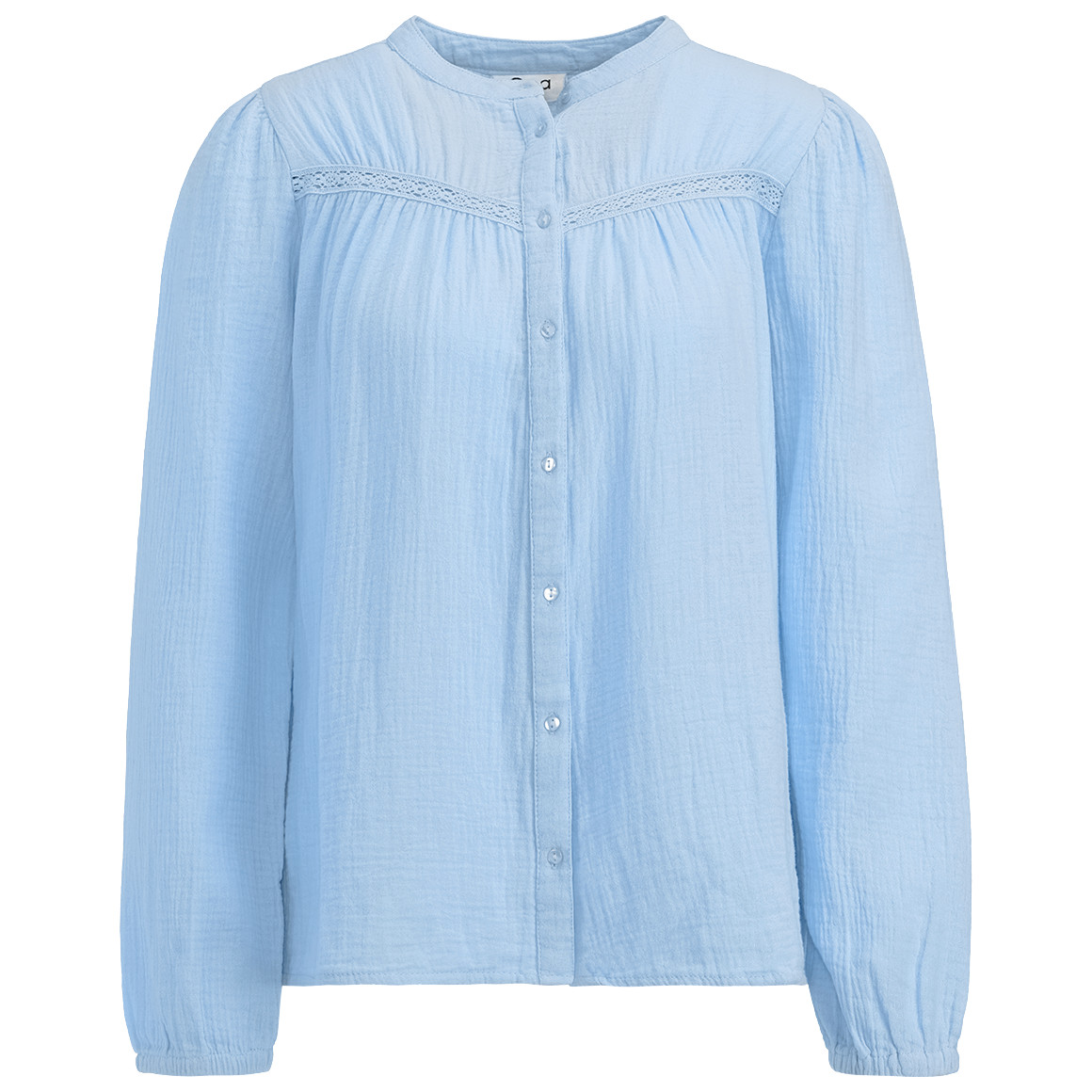 Damen Musselin-Bluse  aus Baumwolle von Gina