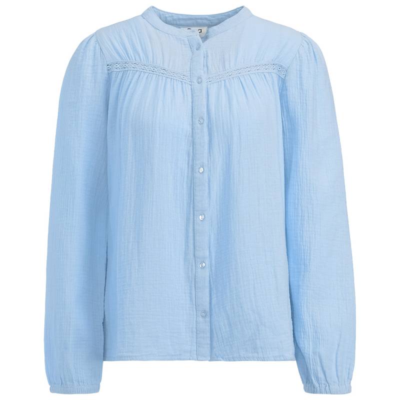 Damen Musselin-Bluse  aus Baumwolle von Gina