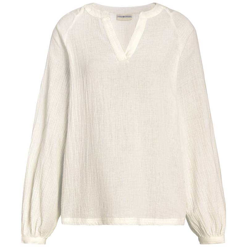 Damen Musselin-Bluse in Unifarben von Gina