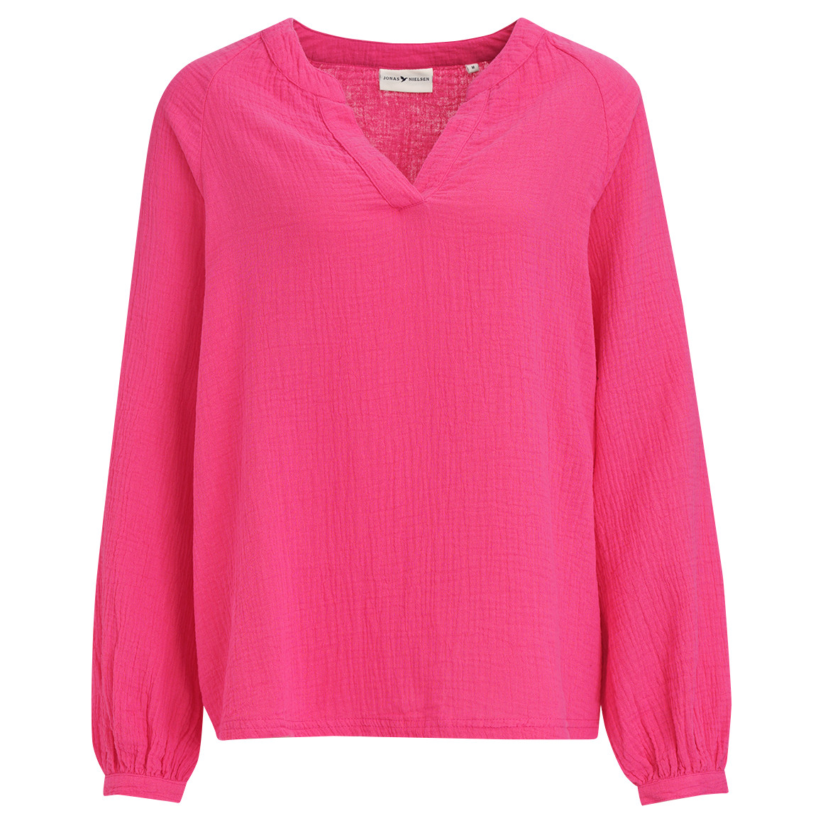 Damen Musselin-Bluse in Unifarben von Gina