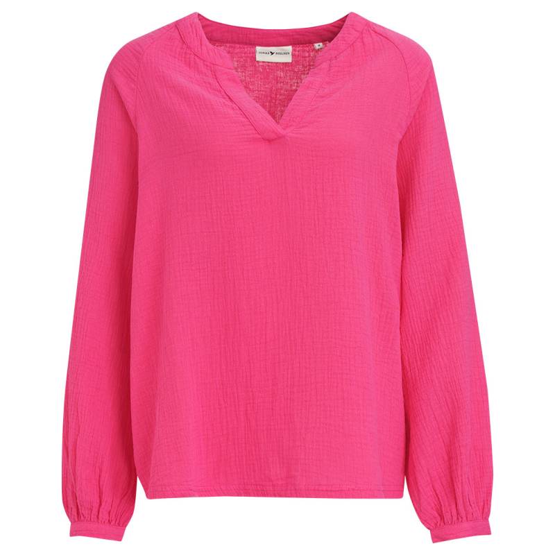 Damen Musselin-Bluse in Unifarben von Gina