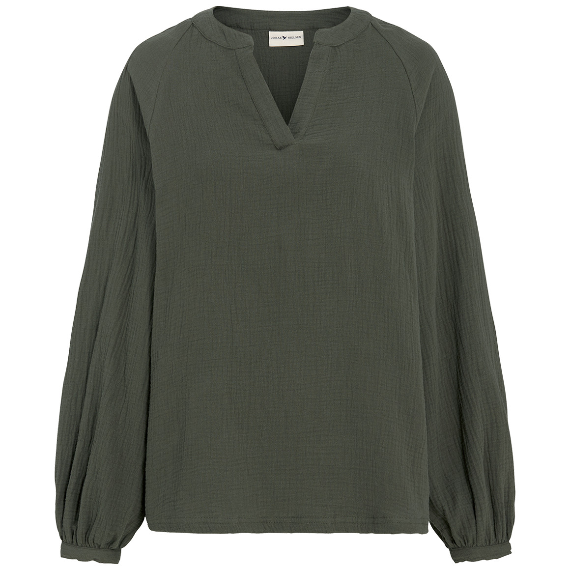Damen Musselin-Bluse in Unifarben Damen Musselin-Bluse in Unifarben von Gina