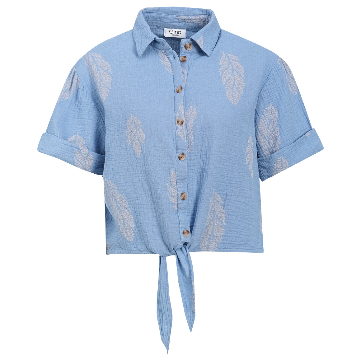 Damen Musselin-Bluse mit Allover-Muster Damen Musselin-Bluse mit Allover-Muster von Gina