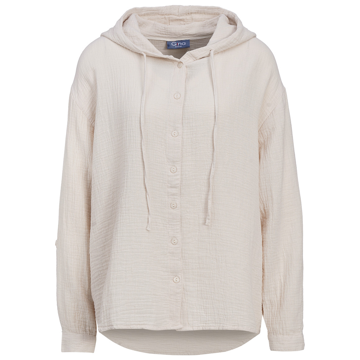 Damen Musselin-Bluse mit Kapuze Damen Musselin-Bluse mit Kapuze von Gina