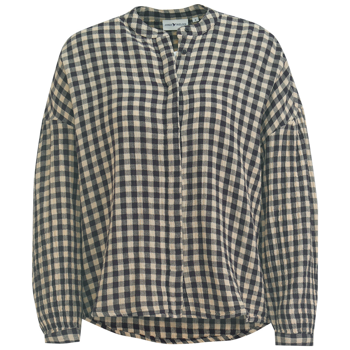 Damen Musselin-Bluse mit Karo-Muster von Gina