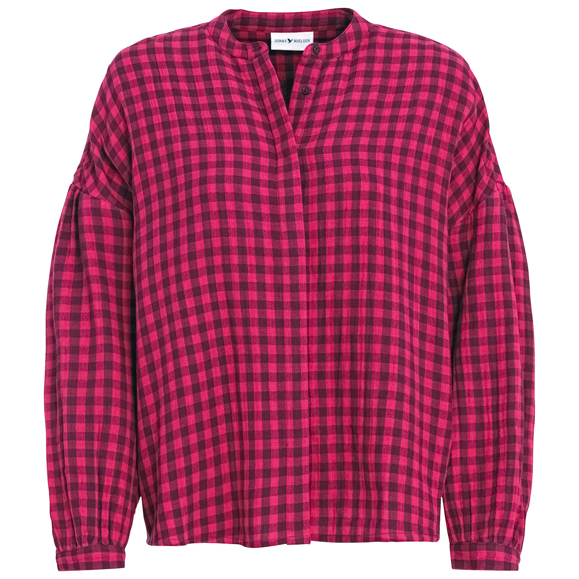 Damen Musselin-Bluse mit Karo-Muster von Gina