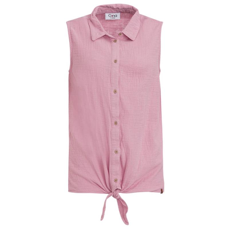 Damen Musselin-Bluse mit Knoten-Detail von Gina