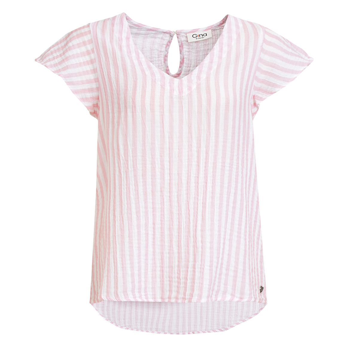 Damen Musselin-Bluse mit Streifen Damen Musselin-Bluse mit Streifen von Gina