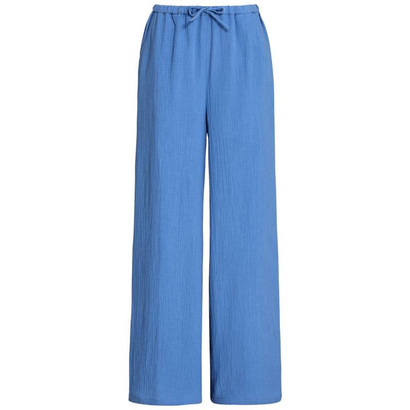 Damen Musselin-Hose in Unifarben von Gina