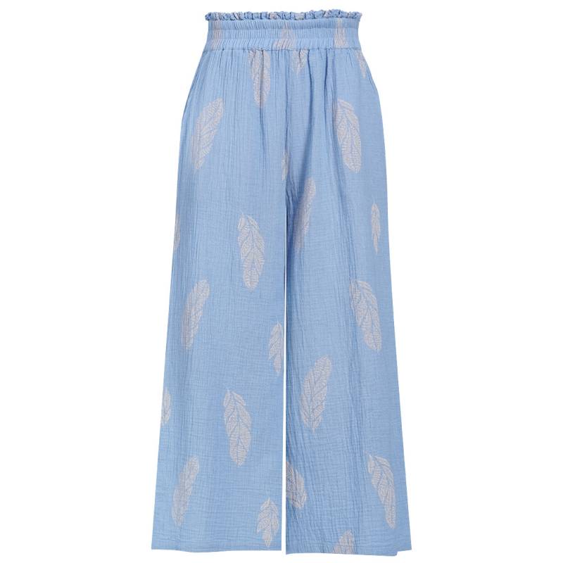 Damen Musselin-Hose mit gerüschtem Bund von Gina