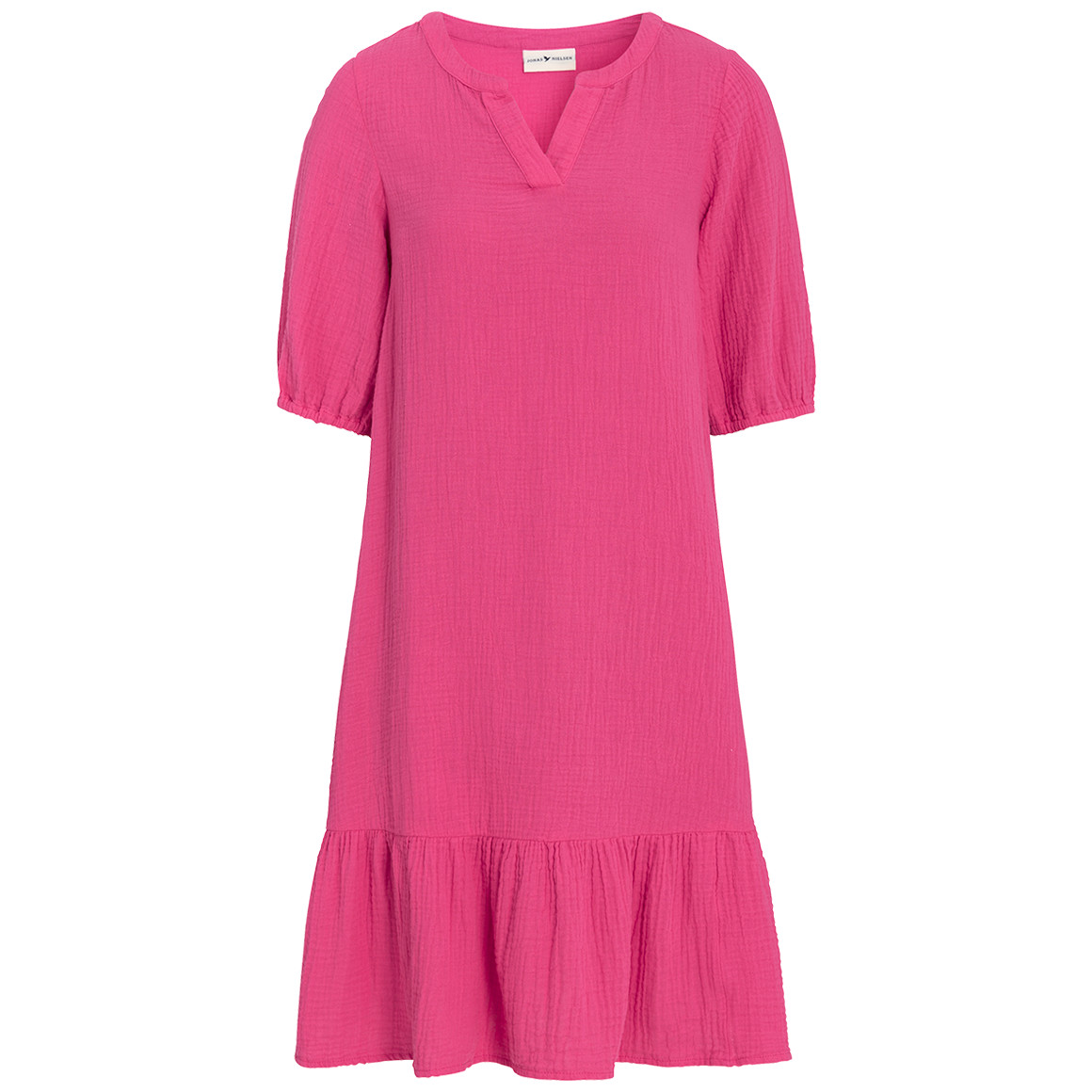 Damen Musselin-Kleid in Unifarben von Gina