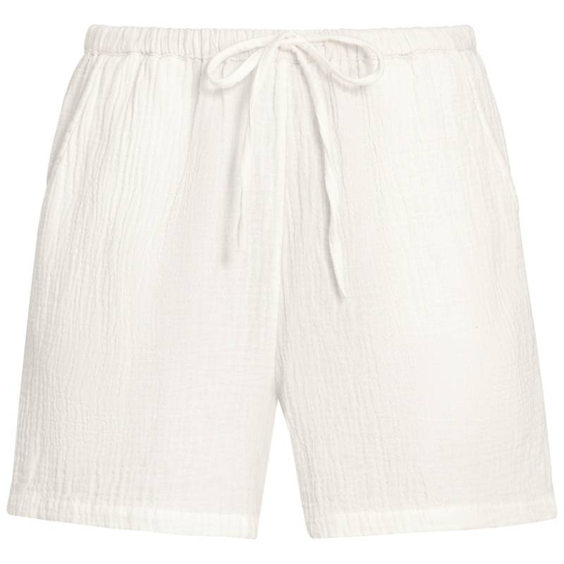 Damen Musselin-Shorts in Unifarben von Gina