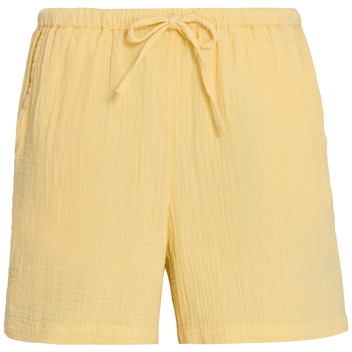 Damen Musselin-Shorts in Unifarben von Gina