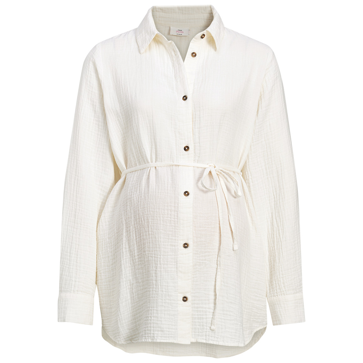 Damen Musselin-Umstandsbluse mit Bindeband von Gina