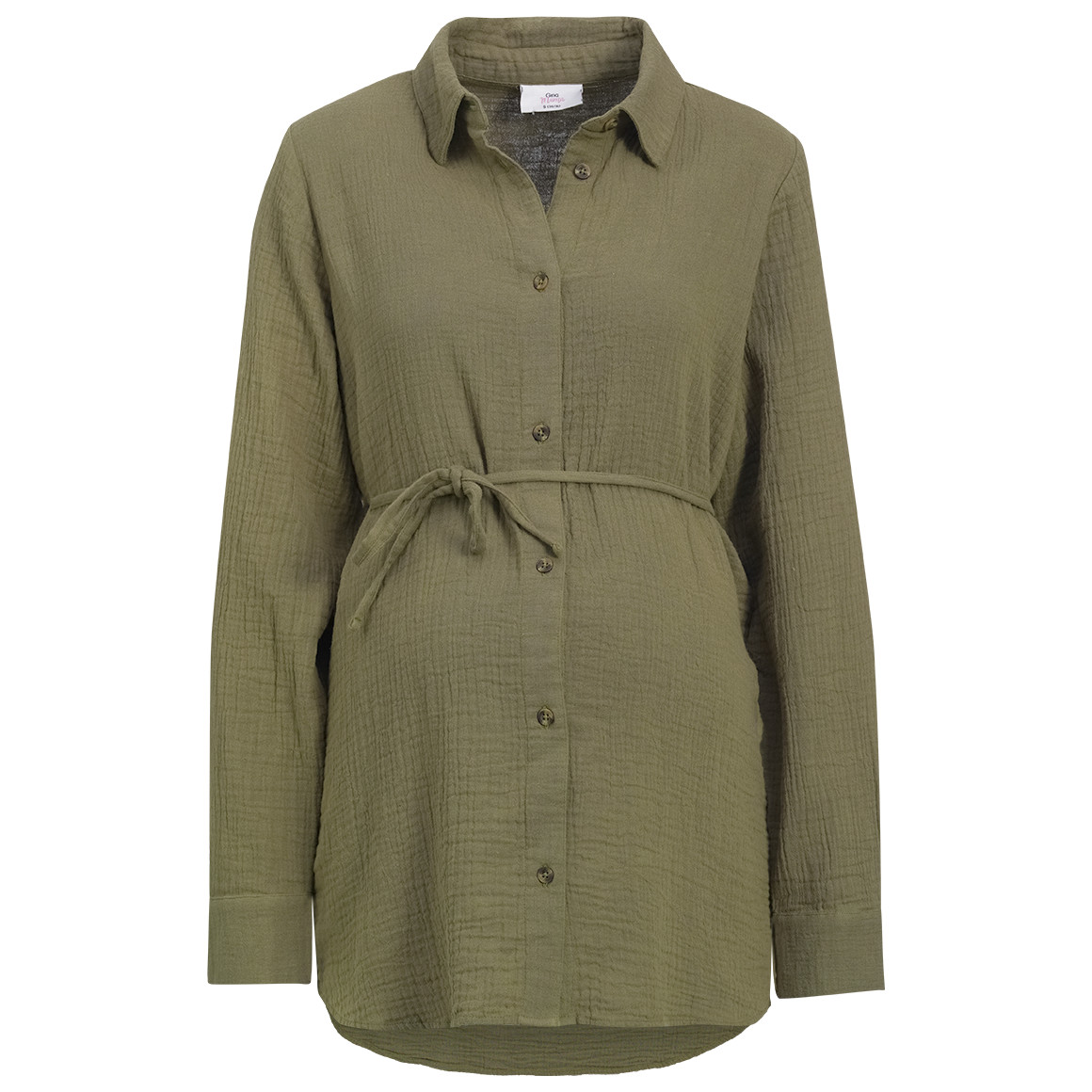 Damen Musselin-Umstandsbluse mit Bindeband von Gina