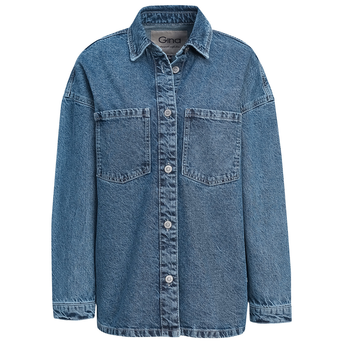 Damen Overshirt in Denim-Optik von Gina