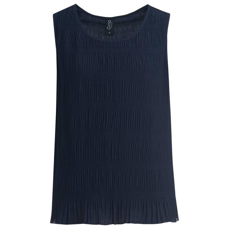 Damen Plissee-Top in Unifarben von Gina