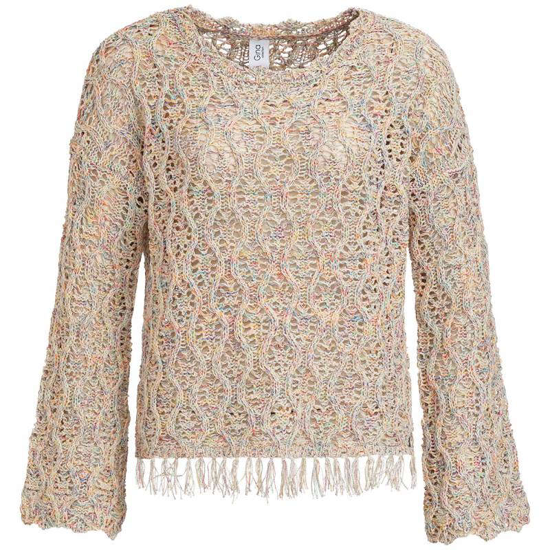 Damen Pullover mit Ajour-Muster von Gina
