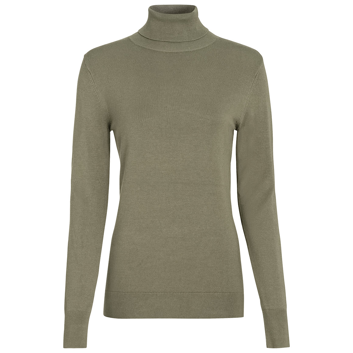 Damen Rollkragenpullover unifarben von Gina