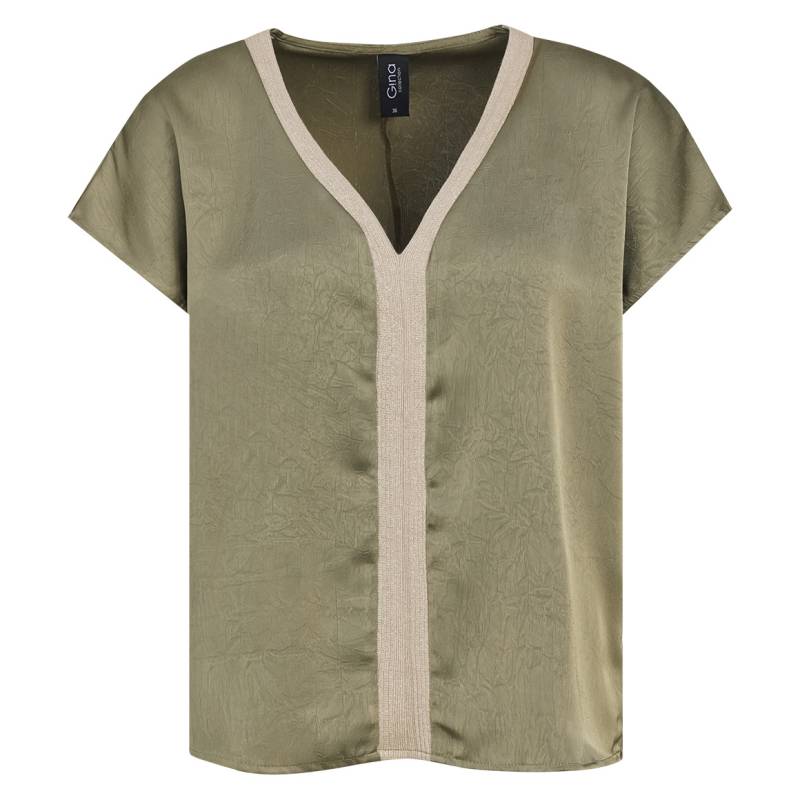 Damen Satin-Bluse mit Effektgarn Damen Satin-Bluse mit Effektgarn von Gina