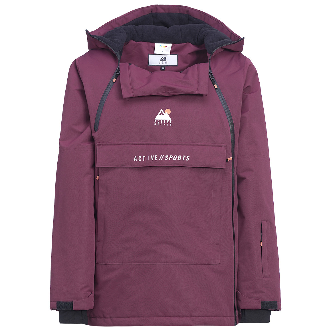 Damen Schneejacke mit Kängurutasche Damen Schneejacke mit Kängurutasche von Gina