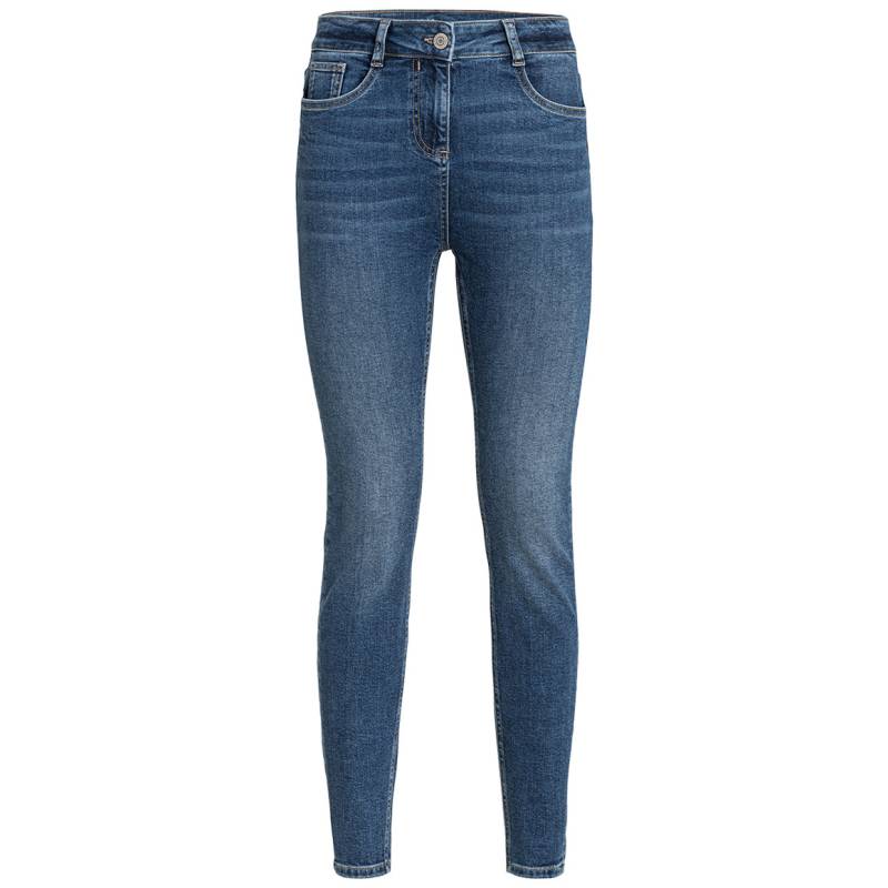 Damen Skinny-Jeans mit Used-Waschung von Gina
