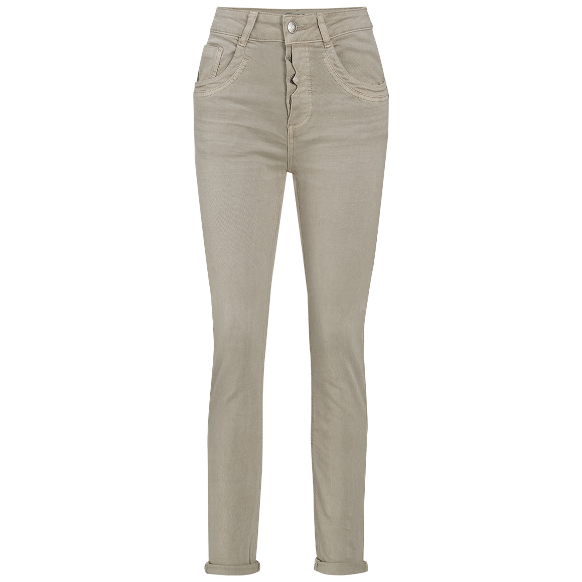 Damen Slim-Jeans mit Used-Waschung von Gina