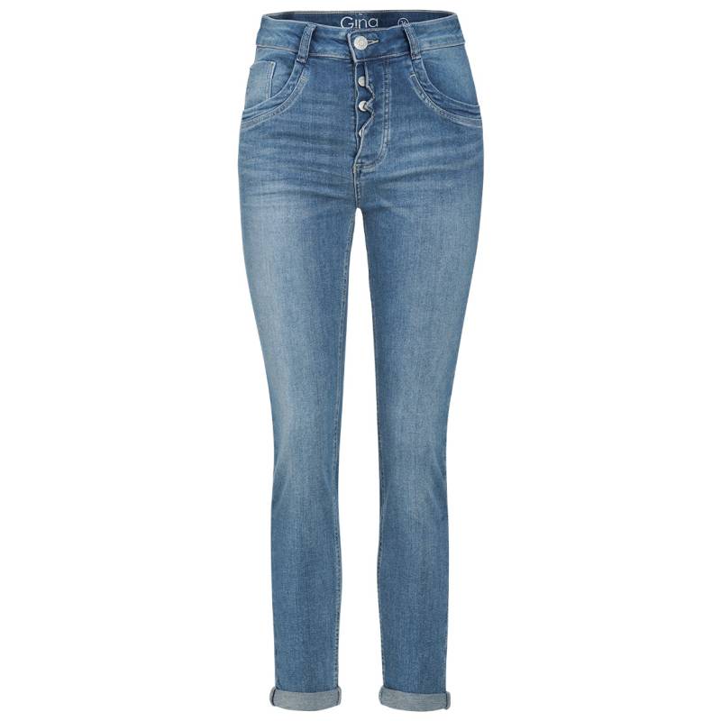 Damen Slim-Jeans mit Used-Waschung Damen Slim-Jeans mit Used-Waschung von Gina