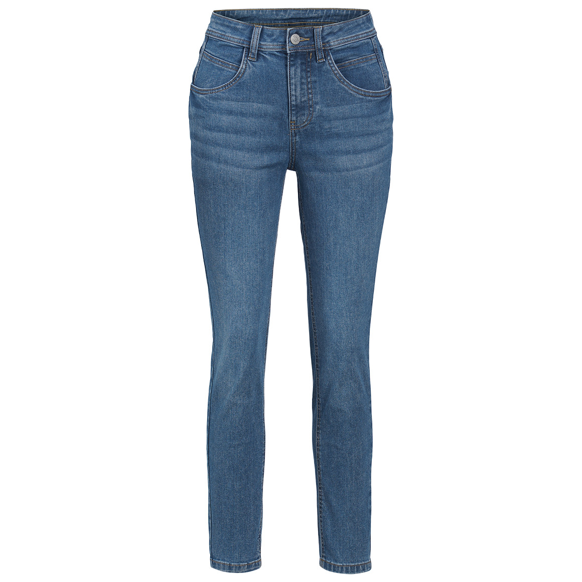 Damen Slim-Jeans mit Used-Waschung Damen Slim-Jeans mit Used-Waschung von Gina