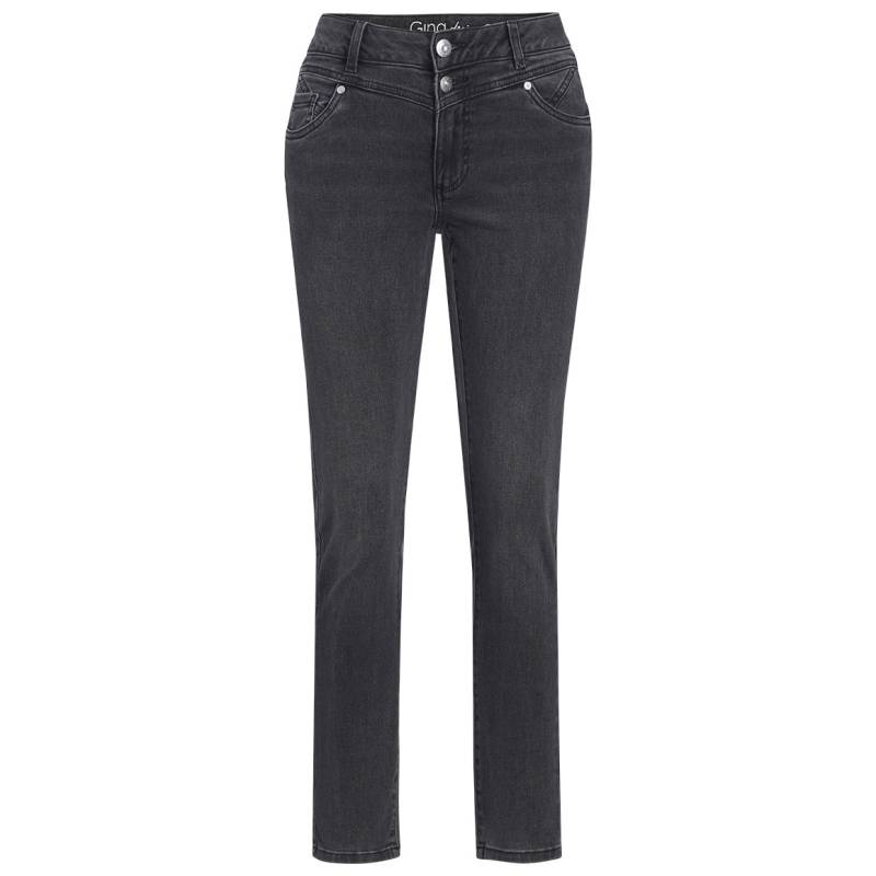 Damen Slim-Jeans mit zwei Knöpfen Damen Slim-Jeans mit zwei Knöpfen von Gina