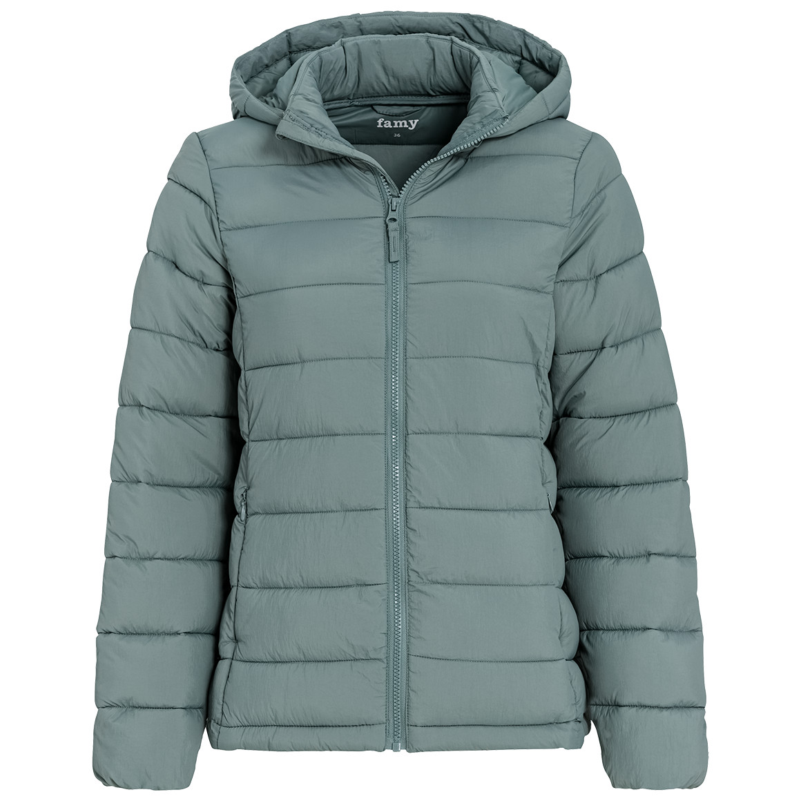 Damen Steppjacke mit abnehmbarer Kapuze von Gina