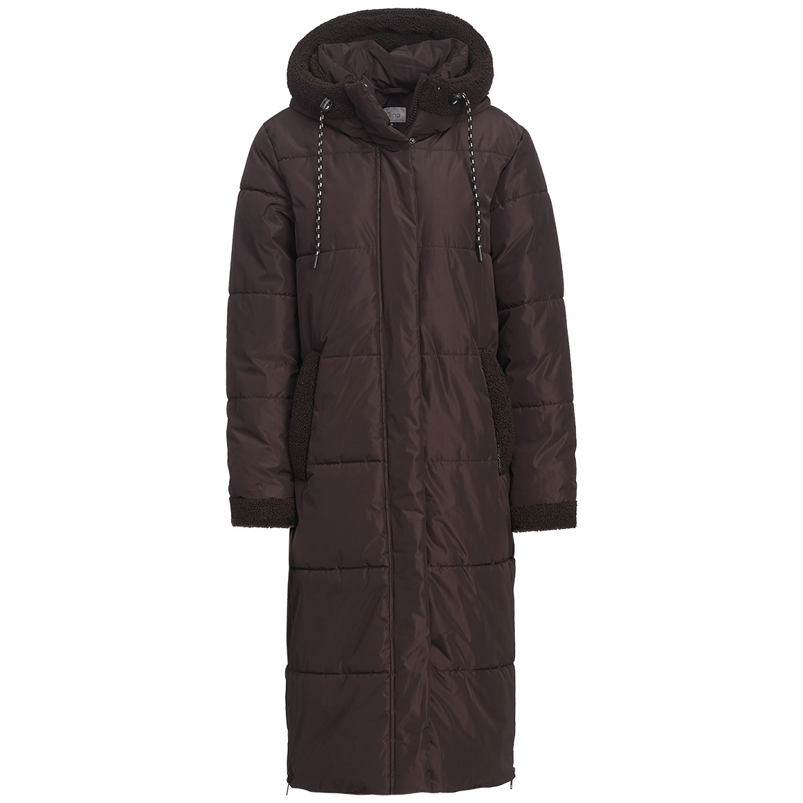 Damen Steppmantel mit Teddy-Details Damen Steppmantel mit Teddy-Details von Gina