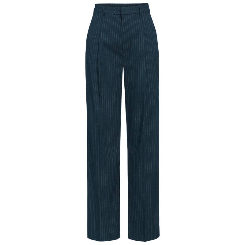 Damen Straight-Hose mit Bundfalte Damen Straight-Hose mit Bundfalte von Gina