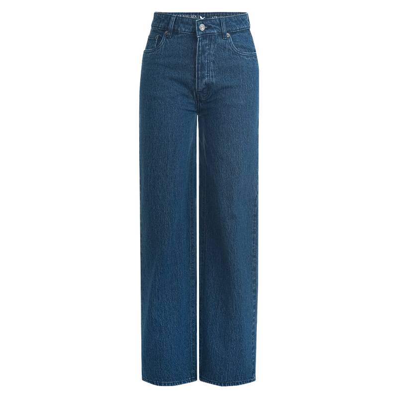 Damen Straight-Jeans mit weitem Bein Damen Straight-Jeans mit weitem Bein von Gina