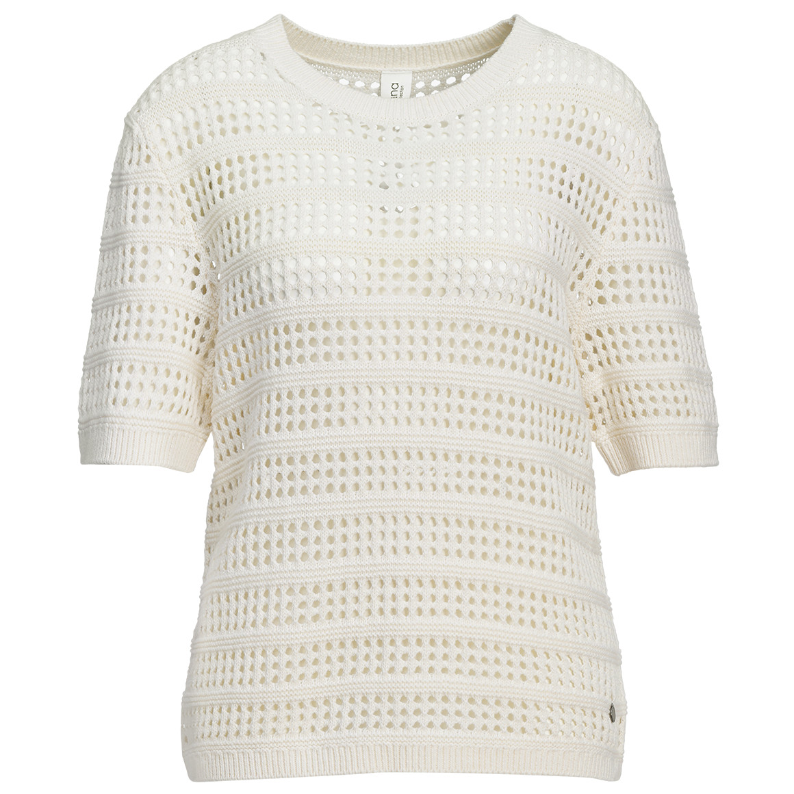 Damen Strick-Shirt mit Lochstrick von Gina