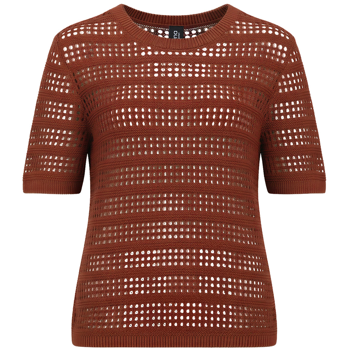 Damen Strick-Shirt mit Lochstrick von Gina
