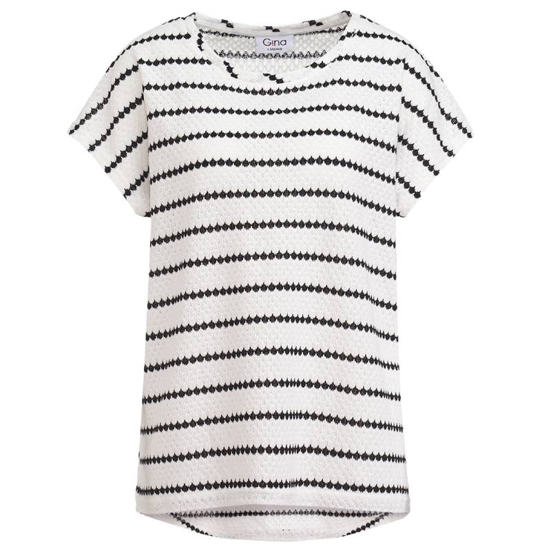 Damen Strick-T-Shirt mit Streifen von Gina